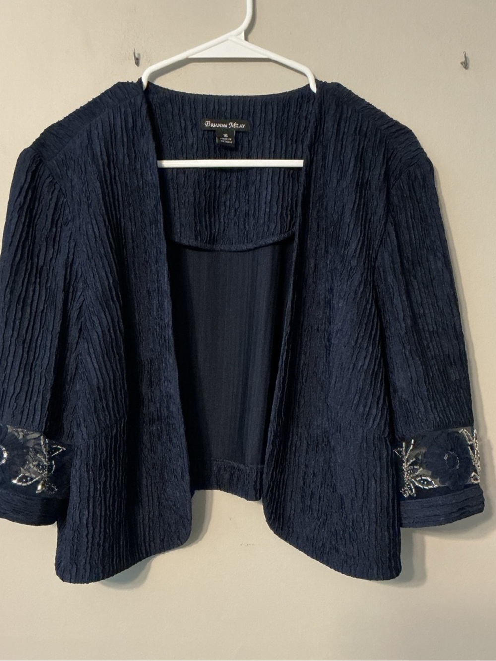 Brianna Milay Navy Dress W/ Jacket - Picture 9 of 9
